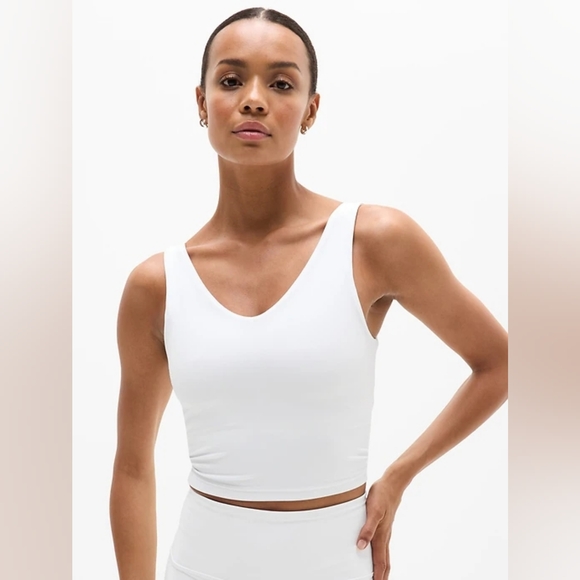 Athleta Transcend V Neck Crop Bra - Picture 2 of 4